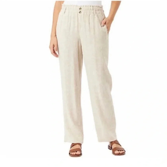 Briggs Ladies' Linen Blend Pant - Picture 2 of 16